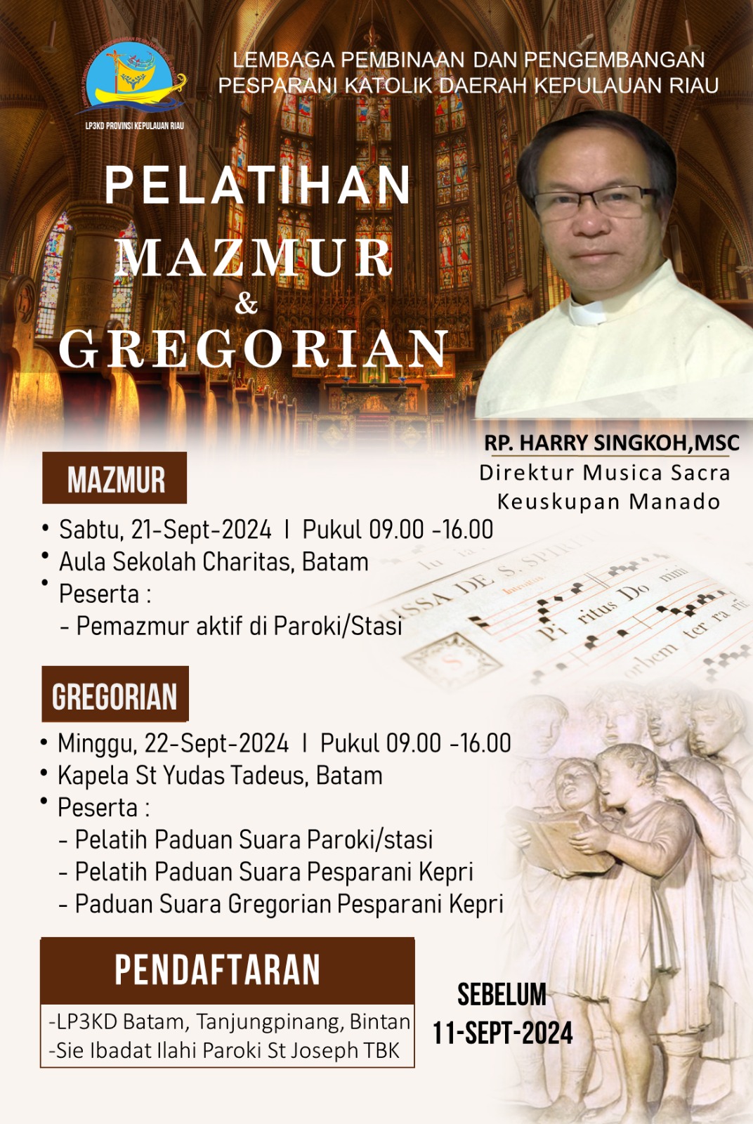 Pelatihan Mazmur dan Gregorian